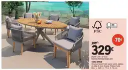 E.Leclerc TABLE OVALE offre