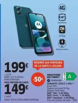 E.Leclerc Smartphone G06 Power offre