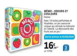 E.Leclerc MÉMO - ODEURS ET COULEURS offre