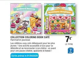 E.Leclerc COLLECTION COLORING BOOK CAFÉ offre