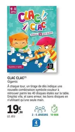 E.Leclerc CLAC CLAC offre