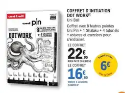 E.Leclerc COFFRET D'INITIATION DOT WORK offre