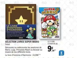 E.Leclerc SÉLECTION LIVRES SUPER MARIO offre