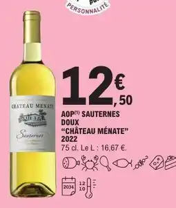 E.Leclerc CHÂTEAU MÉNATE offre