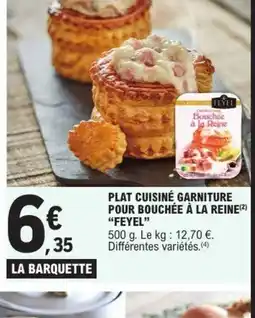 E.Leclerc FEYEL Plat cuisine garniture pour bouchée à la reine offre