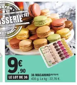 E.Leclerc 36 macarons offre