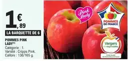 E.Leclerc Pommes pink lady offre
