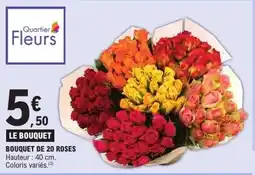 E.Leclerc Bouquet de 20 roses offre