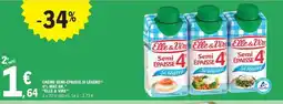E.Leclerc ELLE & VIRE Crème semi-épaisse si légère 4% mat.gr. offre