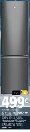 E.Leclerc Tcl - refrigerateur offre