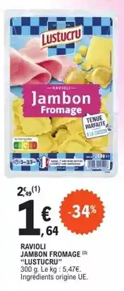 E.Leclerc Lustucru - jambon fromage offre