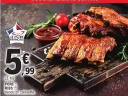 E.Leclerc Porc: ribs offre