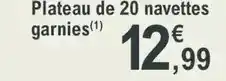 E.Leclerc Plateau de 20 navettes garnies offre