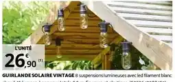 Bricomarché Guirlande solaire vintage offre