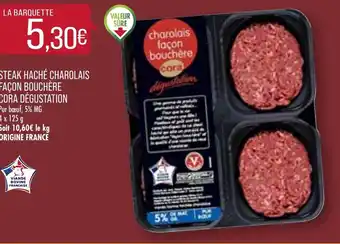 Match Steak haché charolais offre