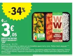 E.Leclerc WW Simple par nature poulet basquaise offre