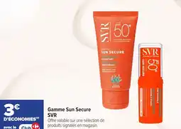 Carrefour maPara parapharmacie Gamme sun secure svr offre