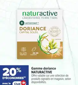 Carrefour maPara parapharmacie Gamme doriance naturactive offre