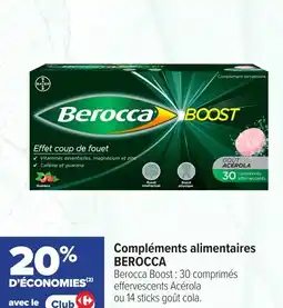 Carrefour maPara parapharmacie Compléments alimentaires berocca offre