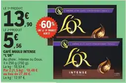 E.Leclerc L'OR Café moulu intense offre