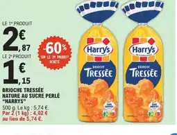 E.Leclerc HARRYS Brioche tressée nature au sucre perlé offre