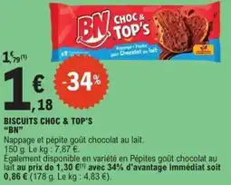 E.Leclerc BN Biscuits choc & top's offre