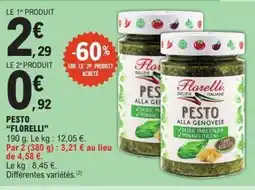 E.Leclerc FLORELLI Pesto offre