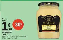 E.Leclerc MAILLE Mayonnaise offre