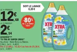 E.Leclerc X-TRA BY SUPER CROIX Lessives offre
