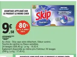 E.Leclerc SKIP Lessives offre