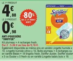 E.Leclerc SWIFFER Anti-poussière offre