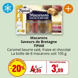Coccinelle Express Macarons saveurs de bretagne tipiak offre