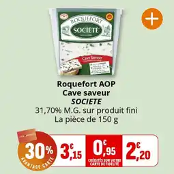 Coccinelle Express Roquefort aop cave saveur societe offre
