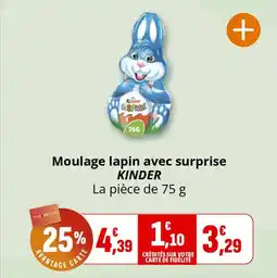 Coccinelle Express Moulage lapin avec surprise kinder offre