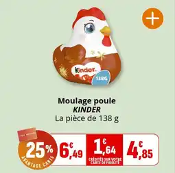 Coccinelle Express Moulage poule kinder offre