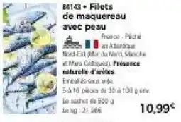 Thiriet Filets de maquereau avec peau offre