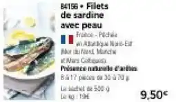 Thiriet Filets de sardine avec peau offre