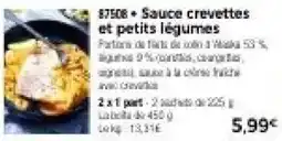 Thiriet Sauce crevettes et petits légumes offre