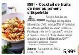 Thiriet Cocktail de fruits de mer au piment d'espelette offre