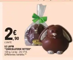E.Leclerc CHOCOLATERIE RITTER Le lapin offre