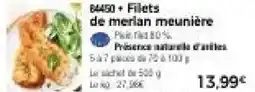 Thiriet Filets de merlan meunière offre