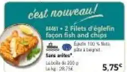 Thiriet 2 filets d'églefin façon fish and chips offre