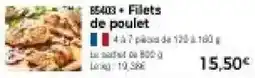 Thiriet Filets de poulet offre
