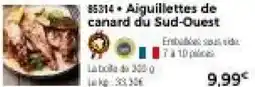 Thiriet Aiguillettes de canard du sud-ouest offre