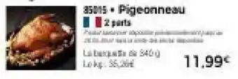 Thiriet Pigeonneau offre