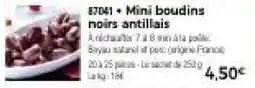 Thiriet Mini boudins noirs antillais offre