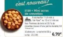 Thiriet Mini acras de crevettes offre