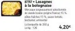Thiriet Lasagnes à la bolognaise offre
