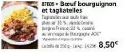 Thiriet Boeuf bourguignon et tagliatelles offre
