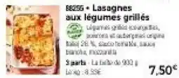Thiriet Lasagnes aux légumes grillés offre